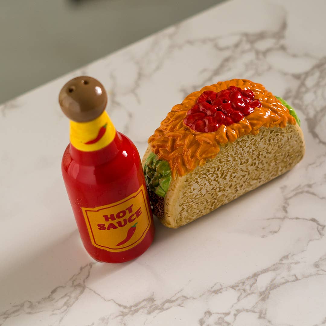Salière et poivrière Tacos – vue 2