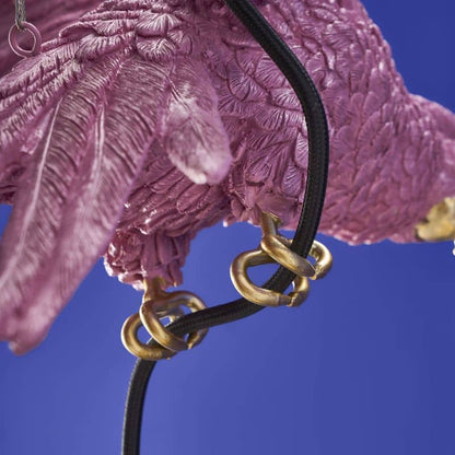 Plafonnier Perroquet rose