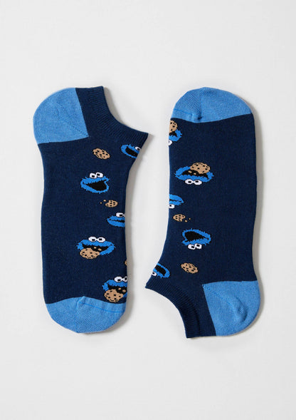 BeSesameStreet Cookie Monster Short Socks
