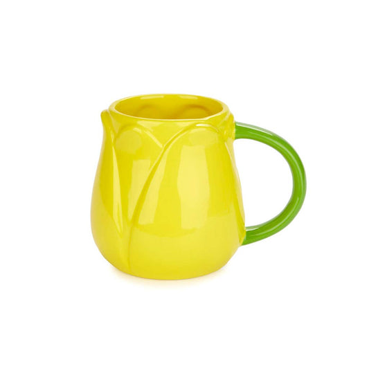 Mug, Tulip, yellow, 400 ml, ceramic