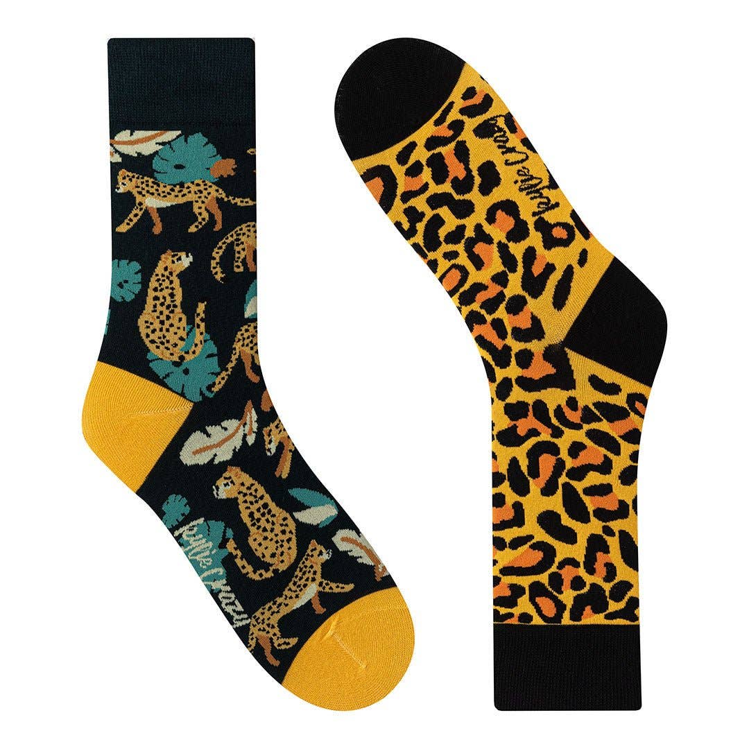 Chaussettes Dépareillées Léopards