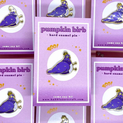 Pumpkin Pigeon Pin