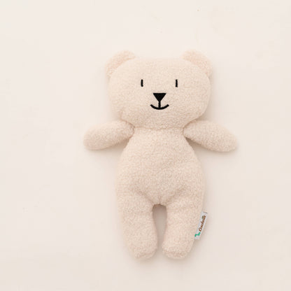 Ours en peluche blanc cassé crochet fait main cadeau de naissance pour bébé