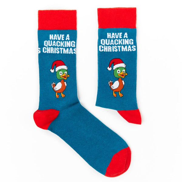 "Have A Quacking Christmas" Eendensokken