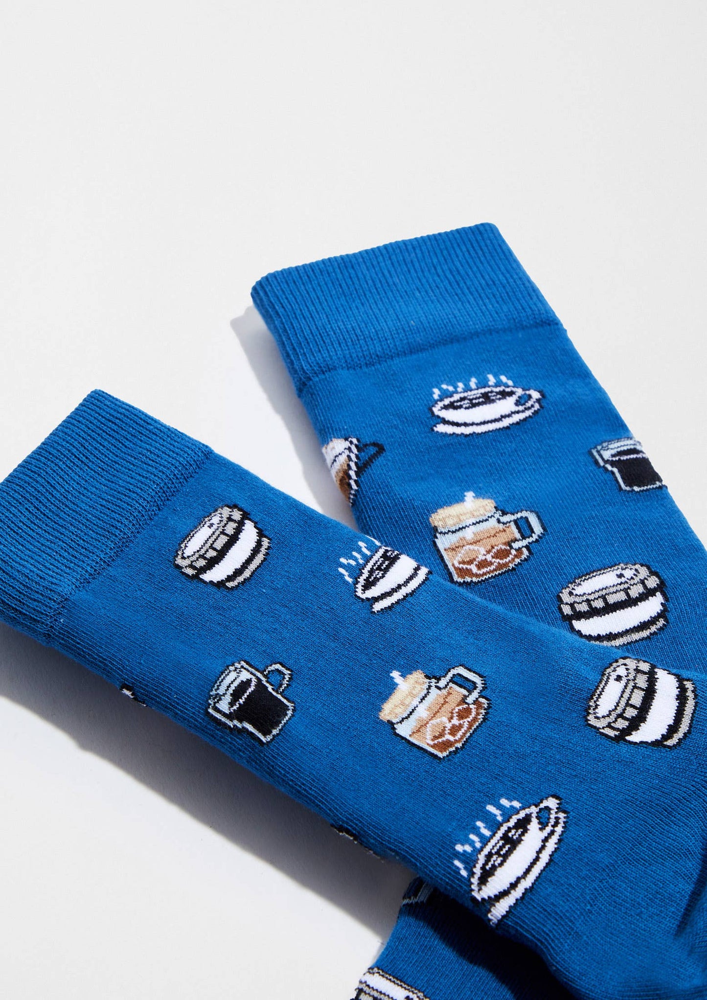 BeCoffee Blue - Chaussettes en coton biologique à 100%