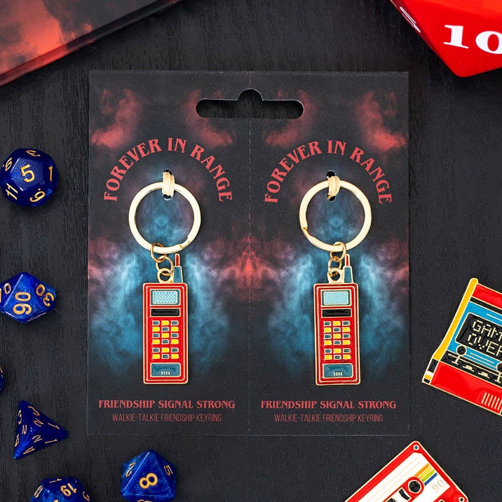 Ensemble de 2 porte-clés talkie-walkie d'amitié