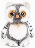 Peluche Hibou Gris-blanc