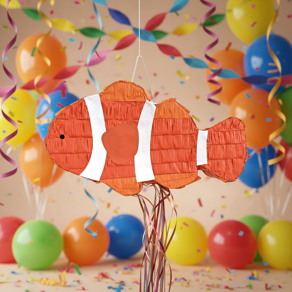 Piñata Poisson Clown