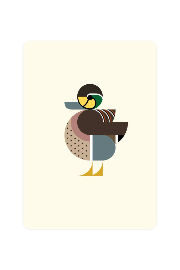 Ansichtkaart met Siberische taling