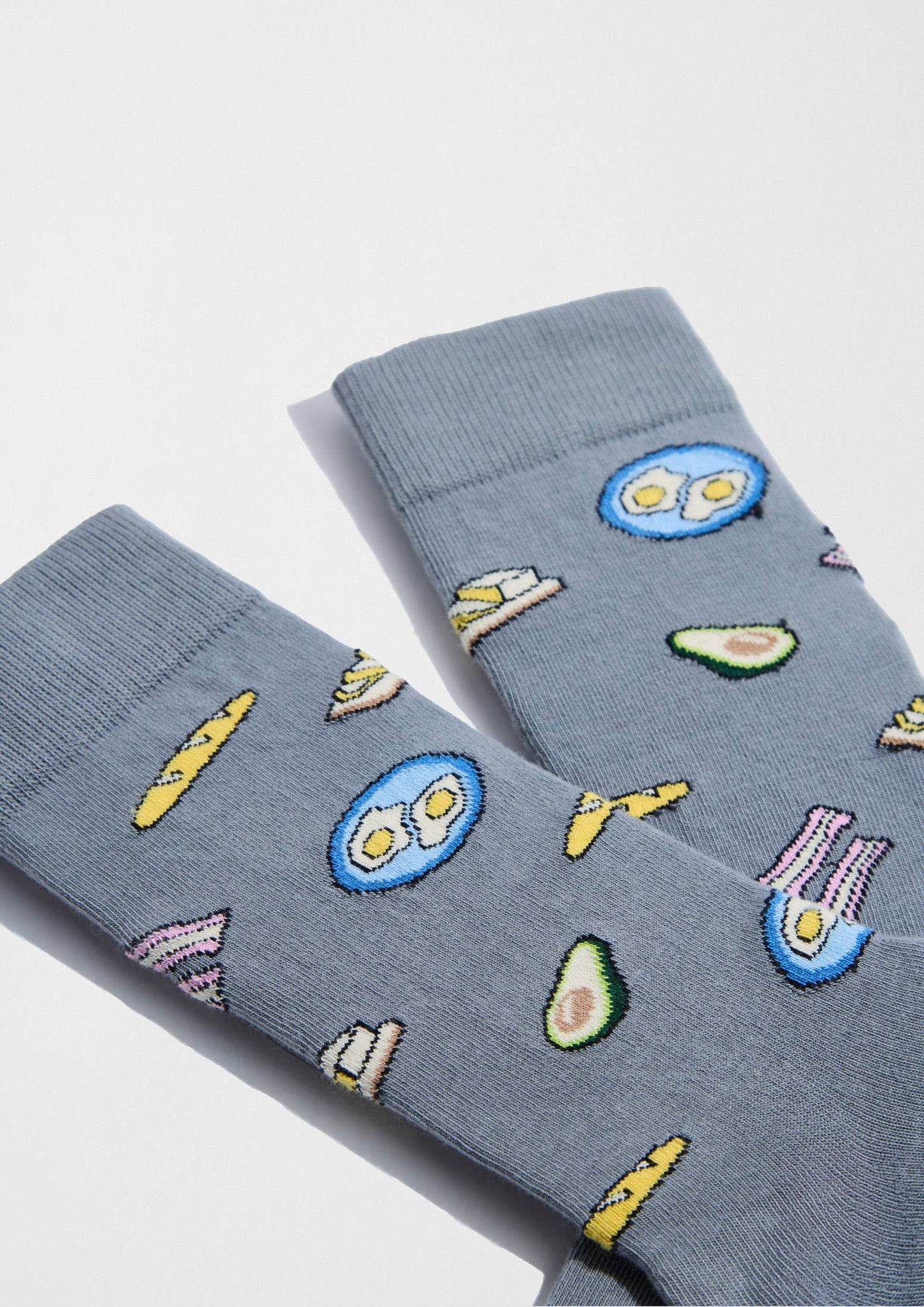 BeBrunch Bleu Poussiéreux - Chaussettes 100% Coton Bio