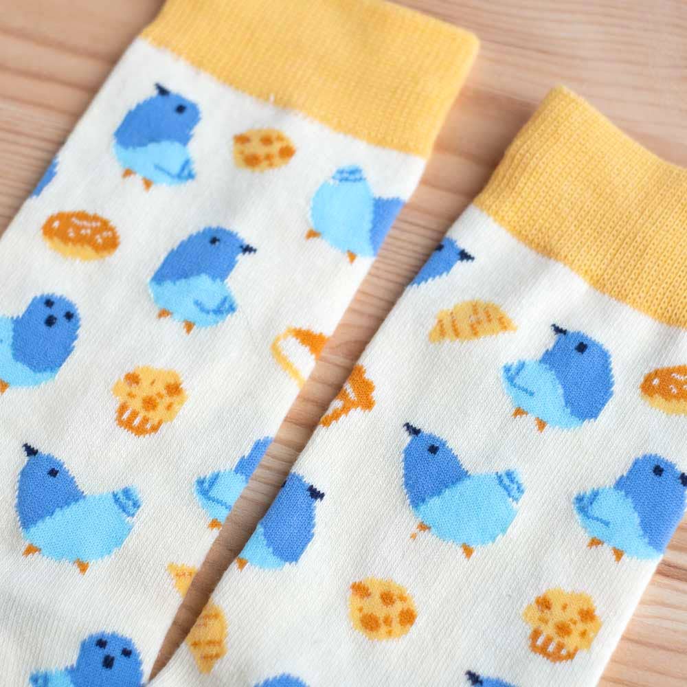 Chaussettes Pigeons et Pâtisseries