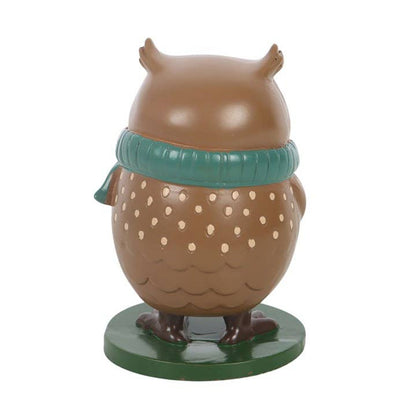"Oliver" figurine ornament — Autumn owl