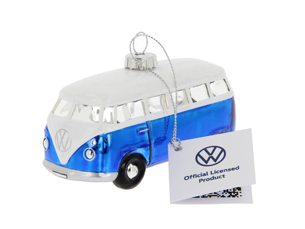 VW T1 Bus Blauw & Wit Kerstdecoratie