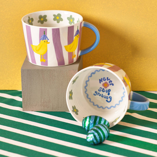 Mug Canard “Ne jamais cesser de grandir”