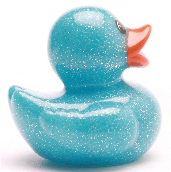 Mini Canard Pailleté - bleu