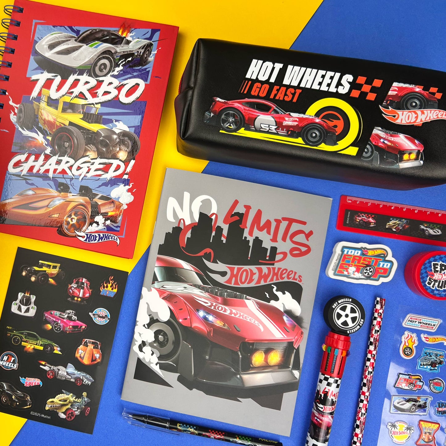 Ensemble de – papeterie Super Hot Wheels | Blueprint Collections – vue 6