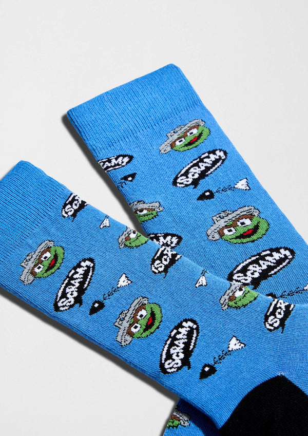 BeSesameStreet Grouch - Chaussettes coton biologique