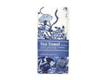 Blue Birds and Checks Tea Towel