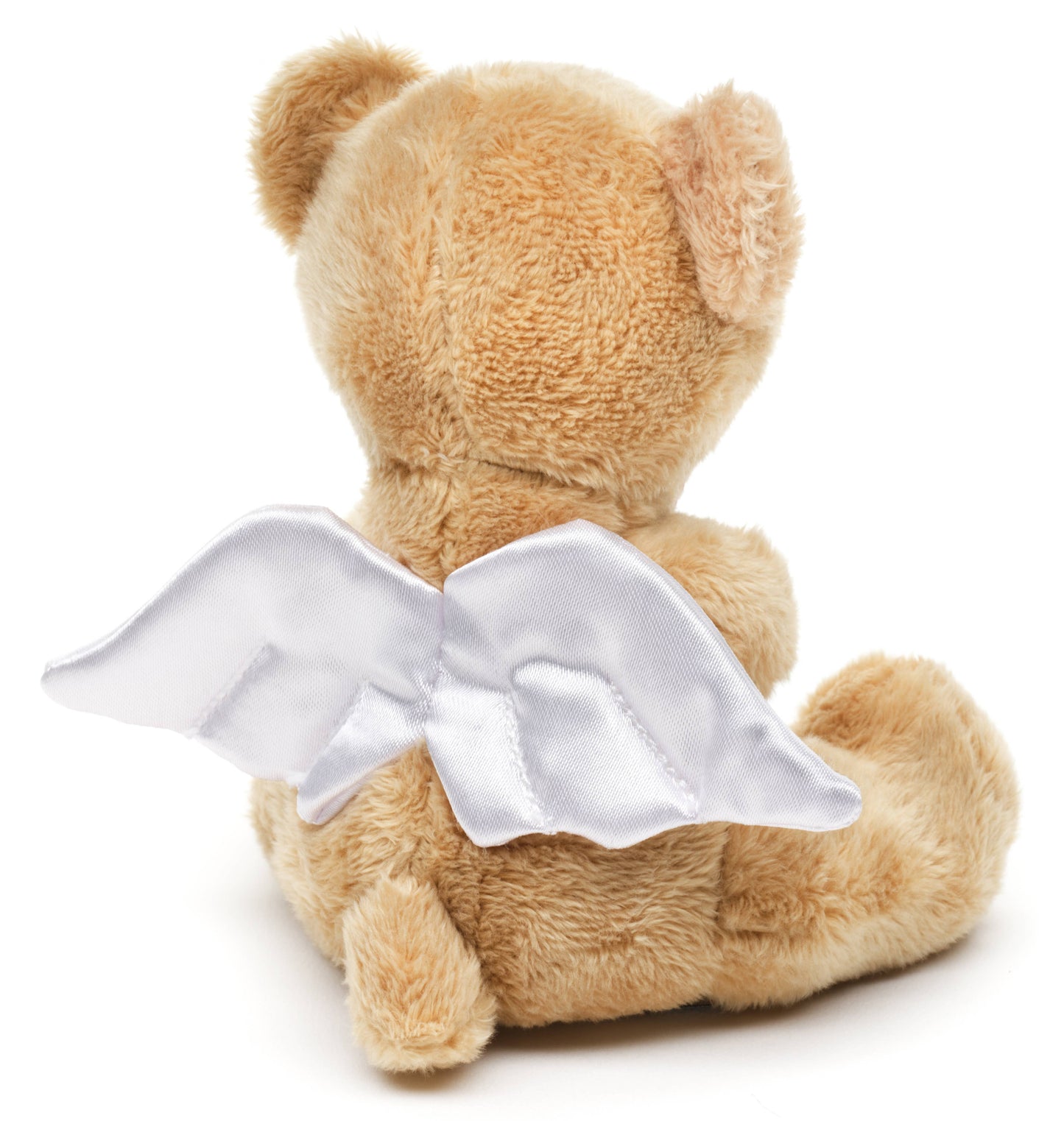 Guardian Angel Teddy Bear Plush with Red Rose