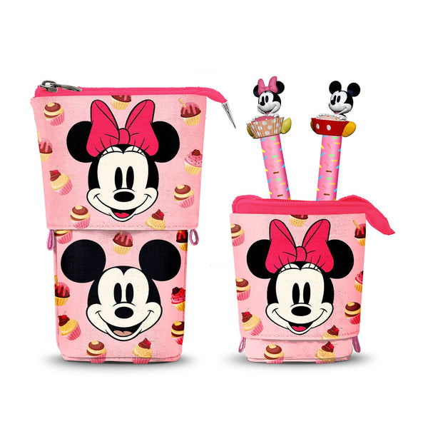 Disney Pop-up Etui - Minnie Mouse Schattig + 2 Uitwisbare Gelpennen
