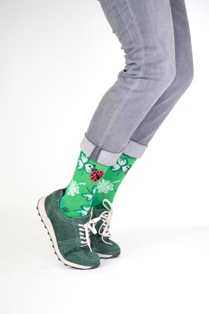 Chaussettes Trèfles et Coccinelles