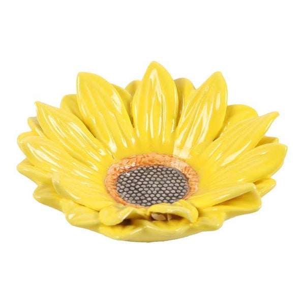 Plat à bibelots tournesol