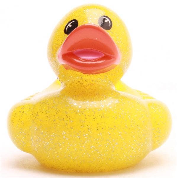 Mini Canard Pailleté Jaune