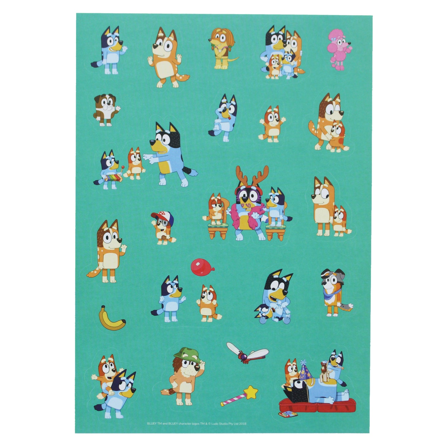 Ensemble – Bluey de coloriage, autocollants et tampons | Blueprint Collections – vue 8