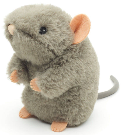 Muis, zittend, 15 cm (hoogte) - knuffel/pluche