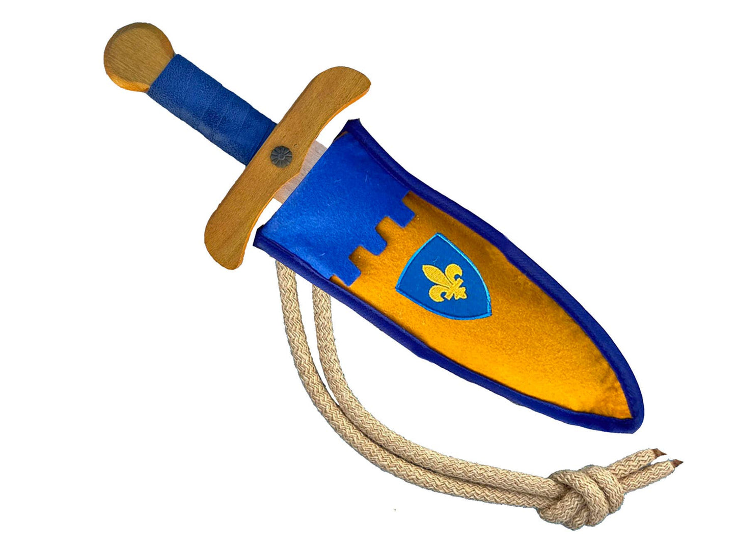 POCHETTE À FLEURS DAGUE KAMELOT + LIZ - KALID MEDIEVAL