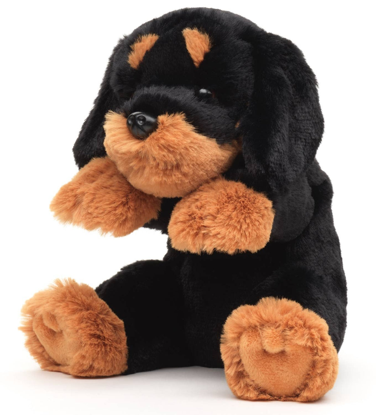 Peluche teckel assis