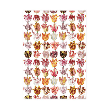 Torchon Jacob Marrel - Tulipes