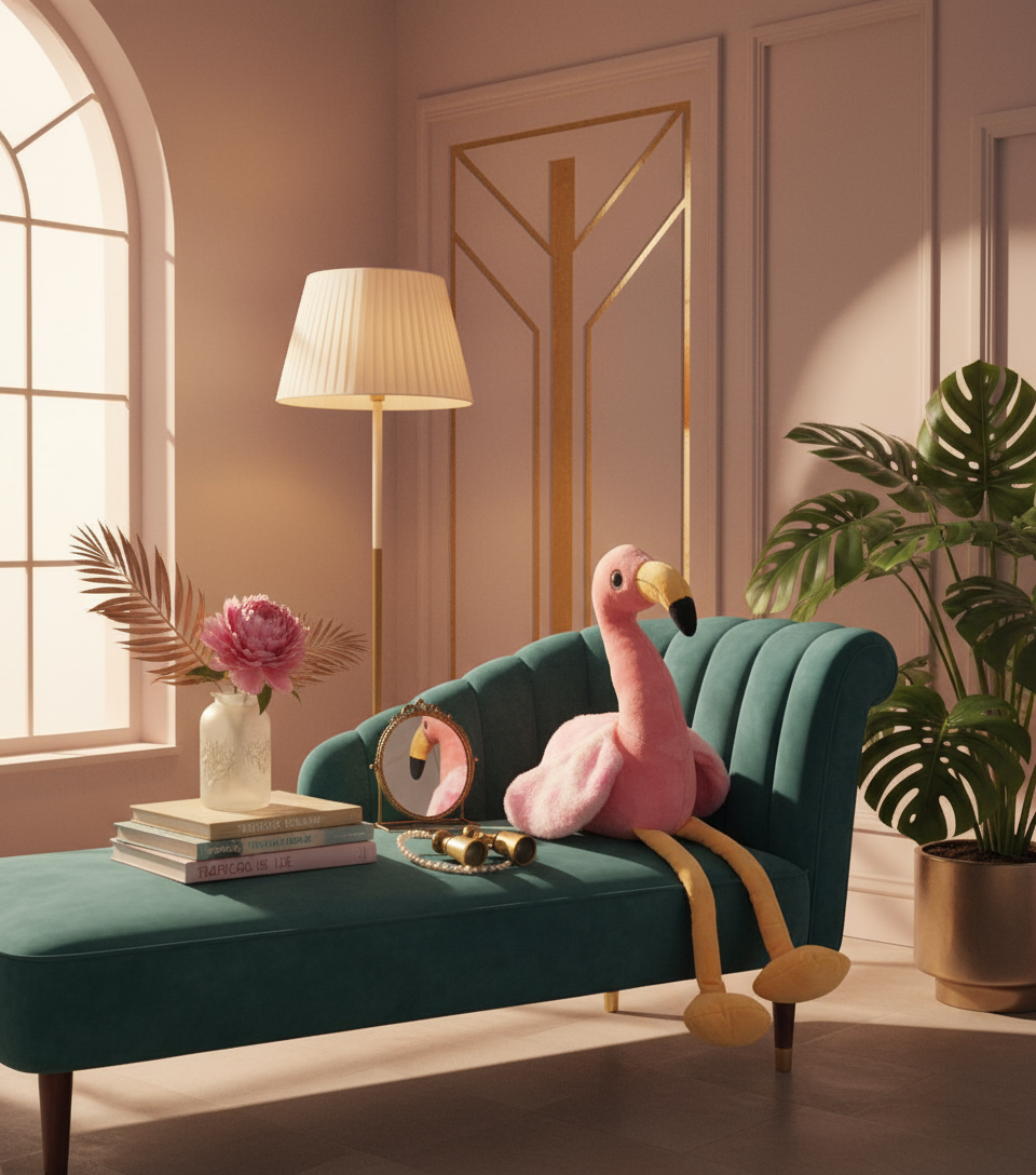 Anny, das Flamingo-Plüschtier