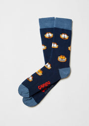 Chaussettes BeGarfield Faces Marine – Besocks
