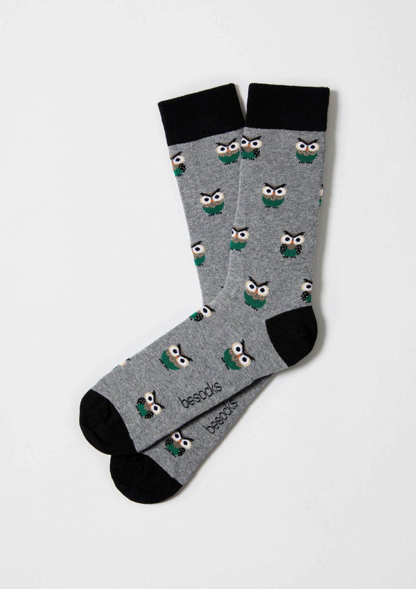 Chaussettes BeOwl Gris