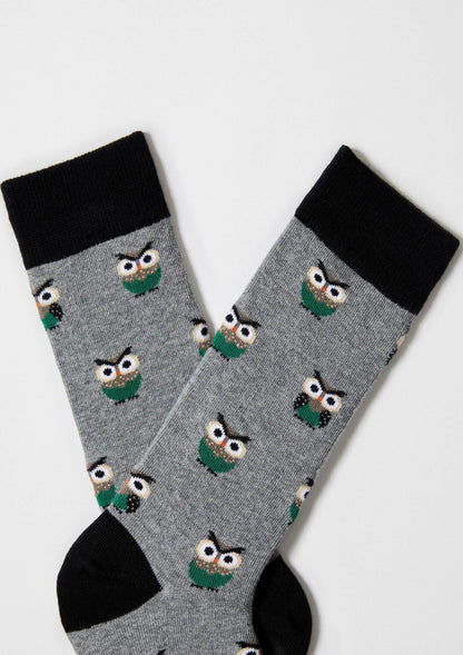 Chaussettes BeOwl Gris