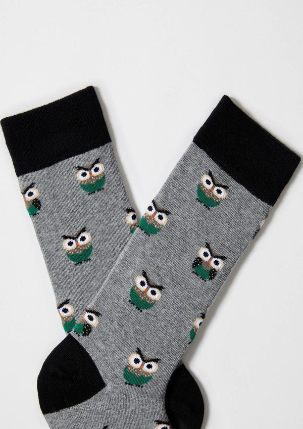 Chaussettes BeOwl Gris