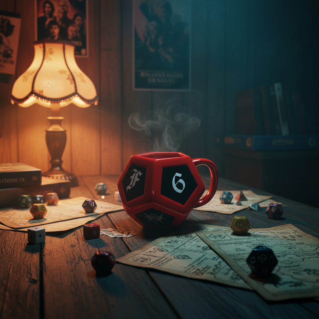 Mug Sculpté Stranger Things 4 « Roll Your Fate »