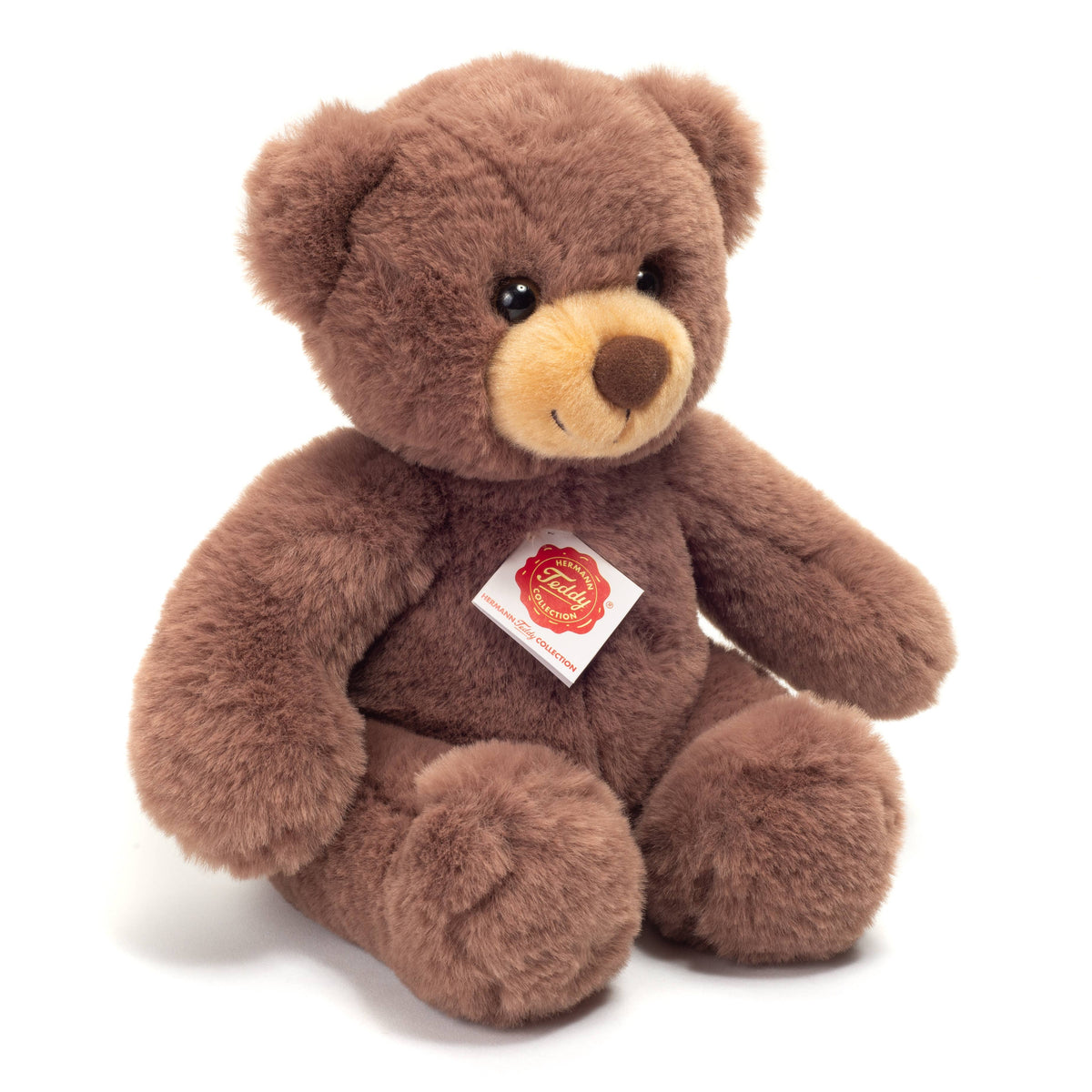 Schokobrauner Teddybär aus Plüsch – 30 cm