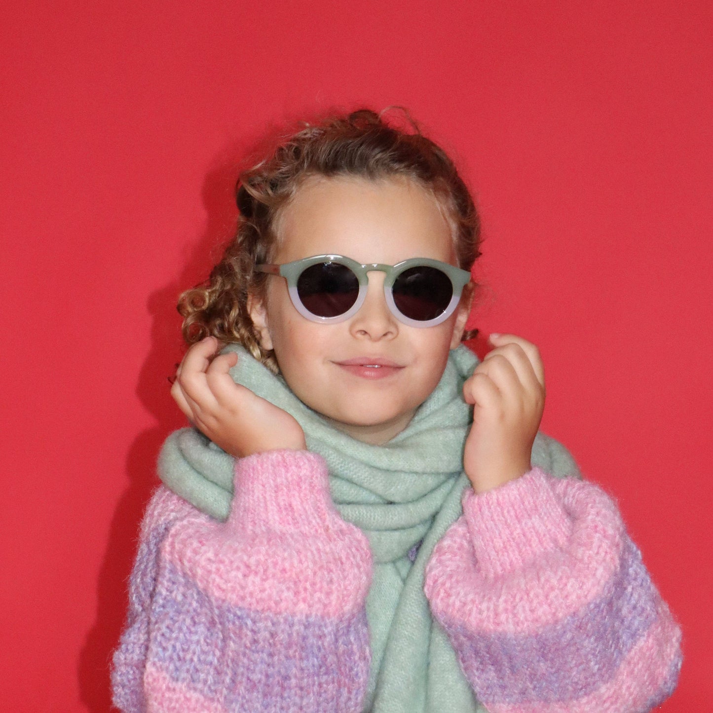 Lunettes de Soleil Enfant - CAT 3 - Bicolore Transparent