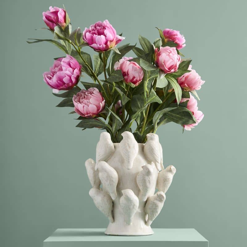 Vase M. Oisillon Blanc