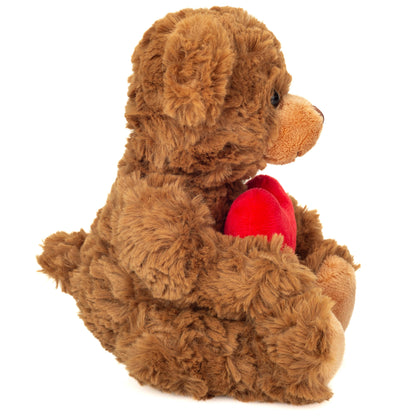 Peluche Teddy marron avec cœur