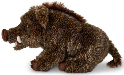 Plush Wild Boar, sitting