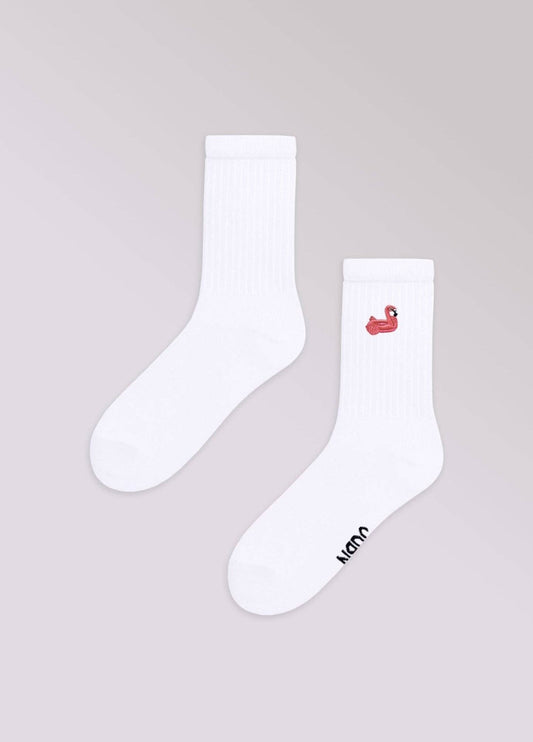 Chaussettes Bouée Flamant Rose