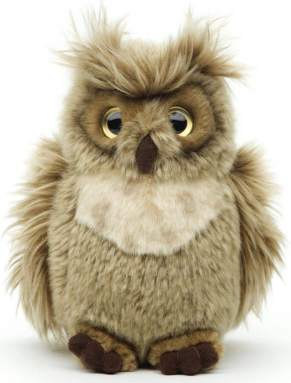 Hibou grand-duc de Virginie - « Horneule » - 18 cm (hauteur) - peluche Uni Toys