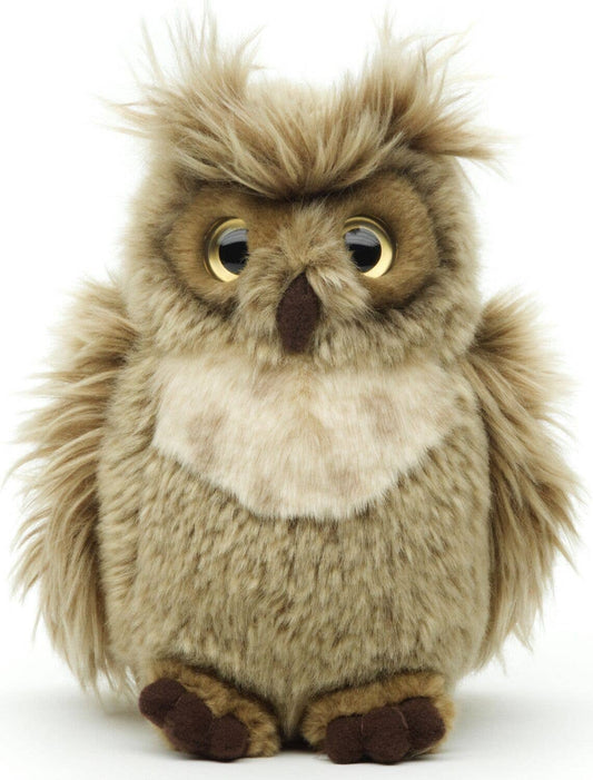 Hibou grand-duc de Virginie - « Horneule » - 18 cm (hauteur) - peluche Uni Toys