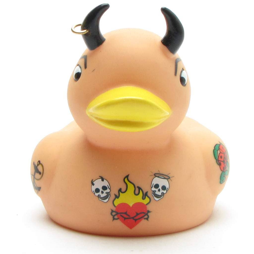 Getatoeëerde duivelse eend