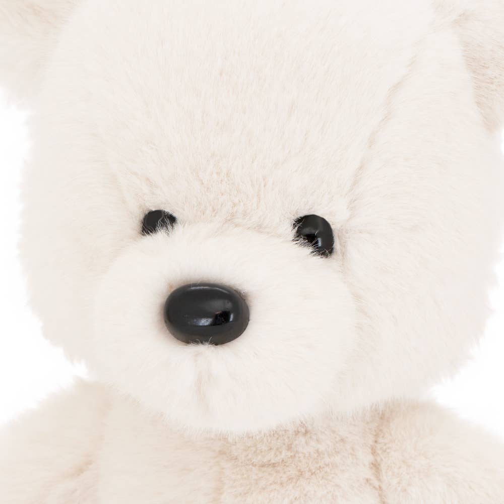 White teddy bear soft toy - 25 cm - 0+