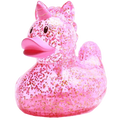 Glittery Pink Unicorn Duck