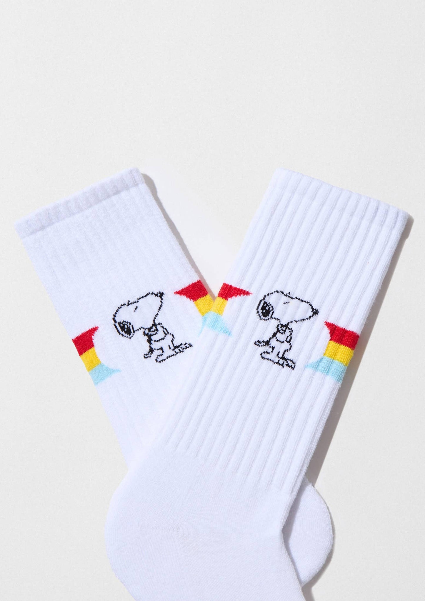 BeSnoopy Rainbow Street - Sokken van 100% biologisch katoen: Blank / 41/46